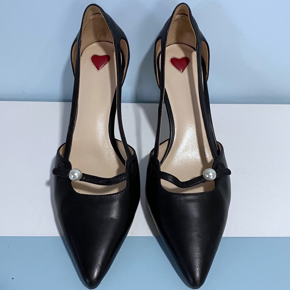 Italy Rachele Louisa Pearl Heart Heel